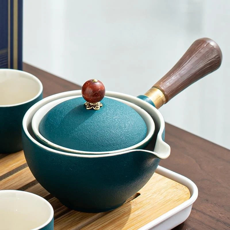 Ceramic Rotating Teapot