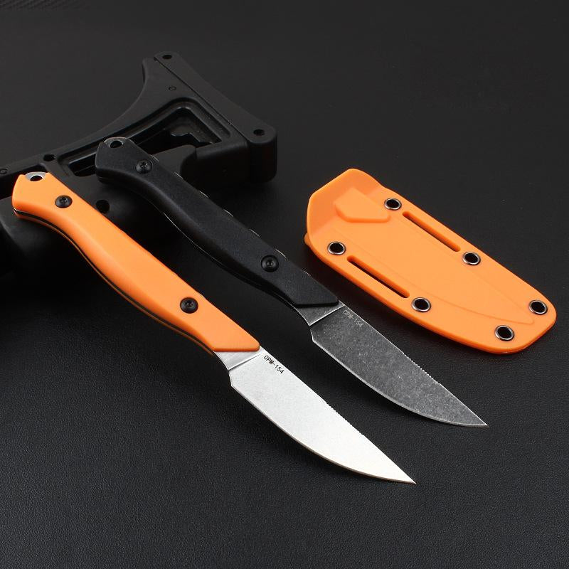 15700 Portable Fixed Blade Knife CPM-154 Steel Knives with Boltaron Sheath Outdoor Camping Hiking EDC Tools Great Gift for Men Women
