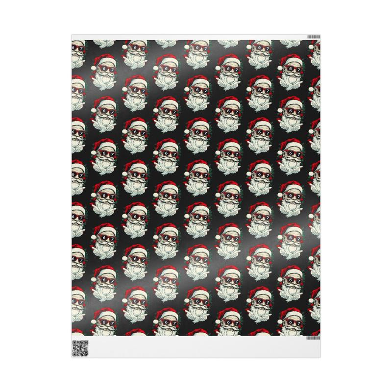 Teen Christmas 67 Meme Gift Wrap, Funny 6-7 Santa Christmas Wrapping Paper - for Fans, Loved Ones, Holidays & Special Occasions