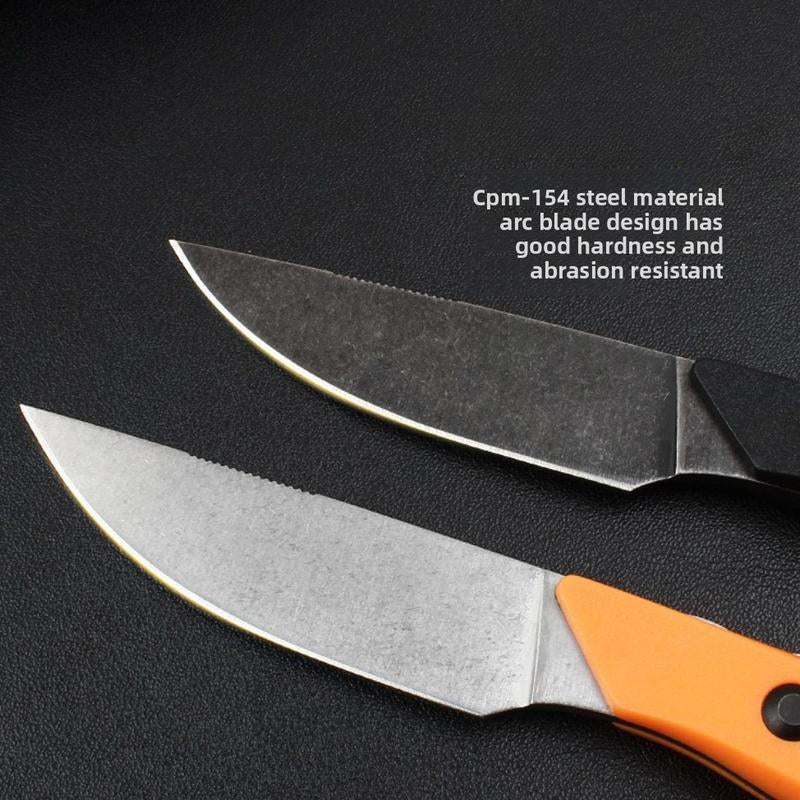 15700 Portable Fixed Blade Knife CPM-154 Steel Knives with Boltaron Sheath Outdoor Camping Hiking EDC Tools Great Gift for Men Women