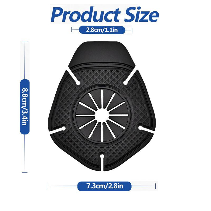 8PCS Car Wiper Hole Protective Cover, Silicone Wiper Arm Bottom Protection Pads, Wiper Dust Jacket Anti-Leaf Universal for Most Vehicles - (8 Black)