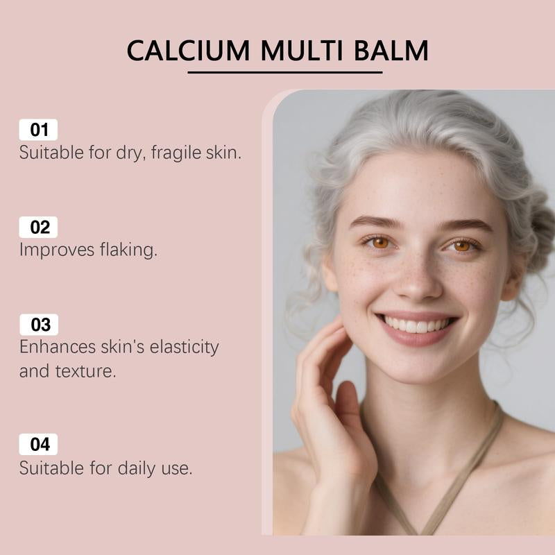Buy 1 Get 1Free Multi-Function Calcium Intense Volume Multi Balm, Anti-Aging, Sagging, Wrinkles Face Fix Eye Cream for Finelines Firming Pores Multi-Correction Skin Anti-Wrinkle Moisturizing Care Midlife Hydro Boost Hydrating Makeup Stick