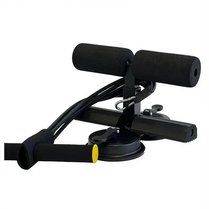 Ab Training Auxiliary Device with Double Suction Cups 3-Level Height Adjustment Portable Adjustable Sit up Equipment for Home Gym Multi-Functional Core Trainer for Abs Workout Pink Abdominal Exercise Board Abdominal Roller Wheel