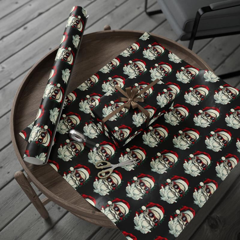 Teen Christmas 67 Meme Gift Wrap, Funny 6-7 Santa Christmas Wrapping Paper - for Fans, Loved Ones, Holidays & Special Occasions