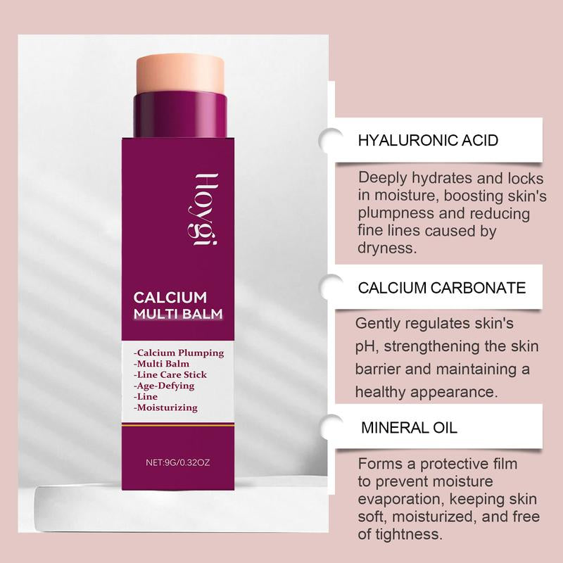 Buy 1 Get 1Free Multi-Function Calcium Intense Volume Multi Balm, Anti-Aging, Sagging, Wrinkles Face Fix Eye Cream for Finelines Firming Pores Multi-Correction Skin Anti-Wrinkle Moisturizing Care Midlife Hydro Boost Hydrating Makeup Stick