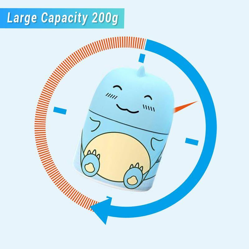 LONLXTOK 3PCS Dinosaur Shaped Toilet Bowl Cleaner Bottle with Ocean Jasmine & Peach Scent Natural Plant Formula Lasts 9 Months Safe for Household Cleaning Liquid