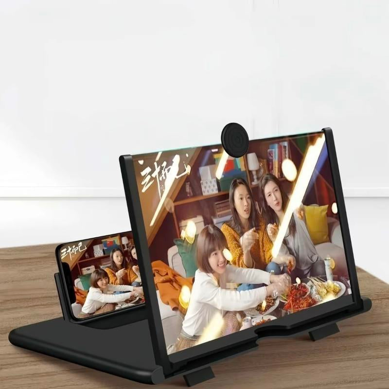 Mobile Phone Magnifier -Ultra-Hd Screenmagnifier for Easy TV Viewing Orientation Forlandscapes Use Eye Protection Full-Screenmobile Phone Magnification